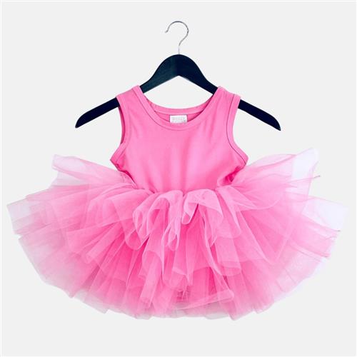 DOLLY by Le Petit Tom Pink Please! Tutu-kjole Aurora Bubblegum Pink  Aurora Bubblegum Pink-6-8 Y  Lyserød  6-8 år  Piger