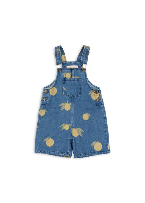 Konges Sløjd GOTS Magot Dungarees I Denim Lemon Denim  Lemon Denim 2 Y  Blå  2 år  Drenge