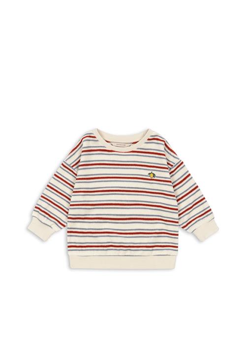 Konges Sløjd Itty Rib Sweatshirt Stripe Winds  Stripe Winds 7-8 Y    7-8 år  Drenge