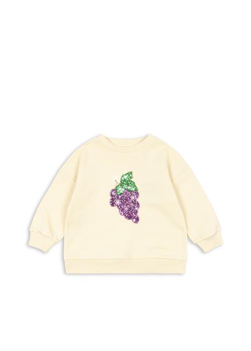 Konges Sløjd Lou Sweatshirt Med Pailletter Sea Mist  Sea Mist 5 Y    5 år  Piger