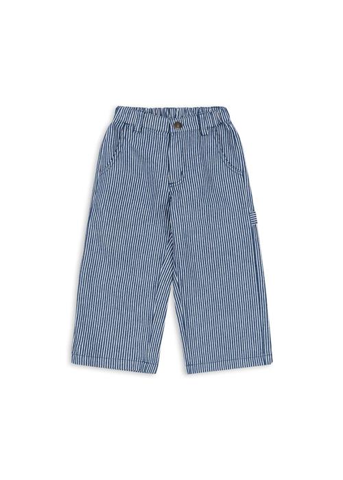 Konges Sløjd GOTS Luc Bukser Blue Stripe  Blue Stripe 4 Y    4 år  Drenge