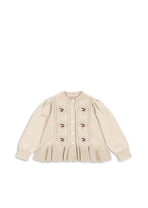 Konges Sløjd GOTS Soleil Cardigan Pearled Ivory  Pearled Ivory 4 Y    4 år  Piger