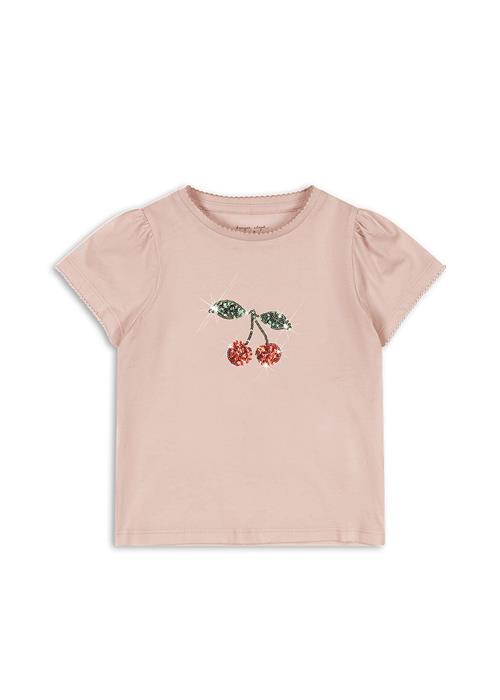 Konges Sløjd GOTS Famo Puff Tee Pale Blush  Pale Blush 18 months  Lyserød  18 måneder  Piger