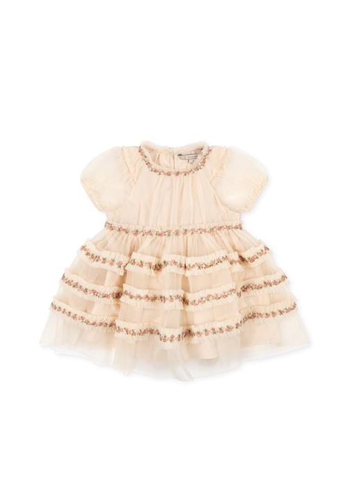 Konges Sløjd Joelle Tylkjole Buttercream  Buttercream 5-6 Y  Creme  5-6 år  Piger