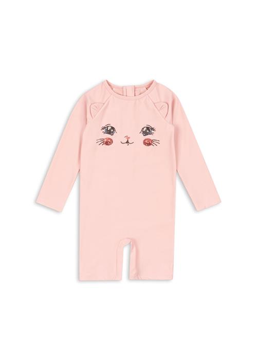 Konges Sløjd Kitty Badedragt Powder Pink  Powder Pink 12 months  Lyserød  12 måneder  Piger
