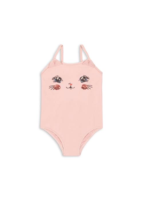Konges Sløjd Kitty Badedragt Powder Pink  Powder Pink 2 Y  Lyserød  2 år  Piger