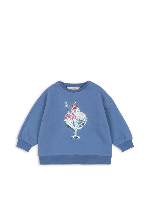 Konges Sløjd Loumilla Sweatshirt Colony Blue  Colony Blue 2 Y  Blå  2 år  Piger