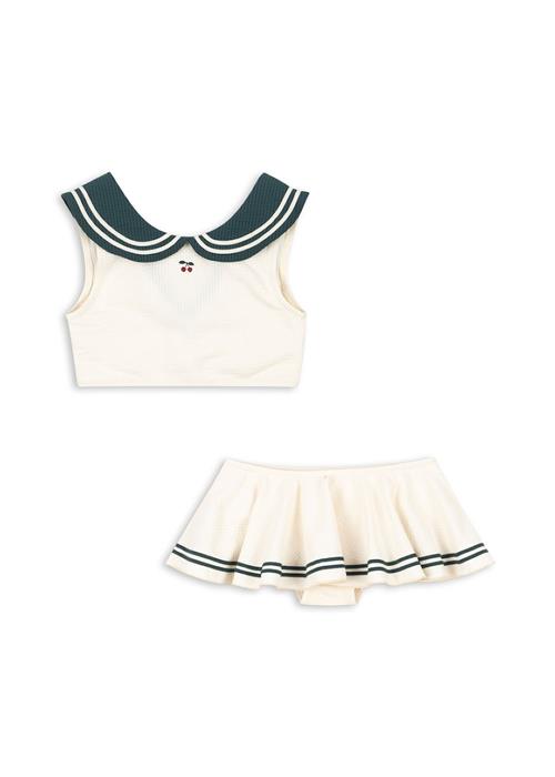 Konges Sløjd Sailor Bikini Cloud Dancer  Cloud Dancer 18 months  Hvid  18 måneder  Piger