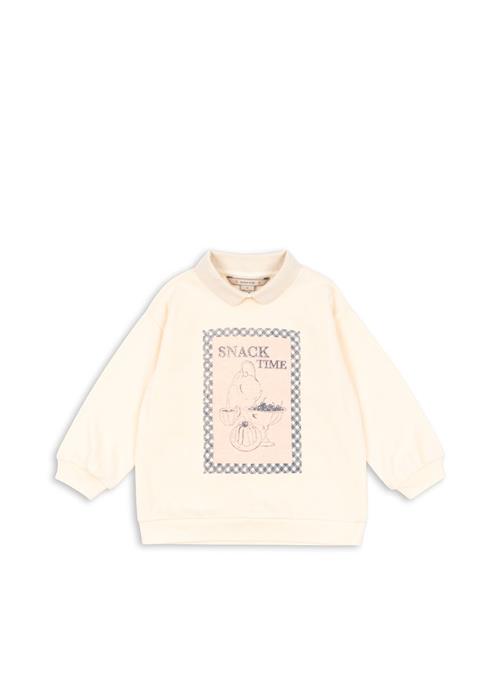 Konges Sløjd GOTS Spotty Polo Buttercream  Buttercream 9 months  Creme  9 måneder  Piger