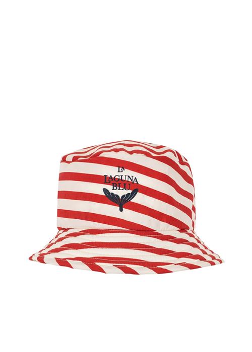 Konges Sløjd Asnou Bucket Hat Stripe Rouge  Stripe Rouge 2-4 Y  Rød  2-4 år  Drenge