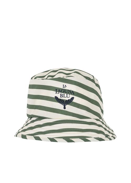 Konges Sløjd Asnou Bucket Hat Stripe Verti  Stripe Verti 2-4 Y  Grøn  2-4 år  Drenge