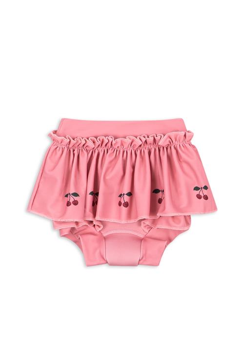 Konges Sløjd Bobbi Badeshorts Med Flæser Mahogany Rose  Mahogany Rose 12-24 months  Lyserød  12-24 måneder  Piger