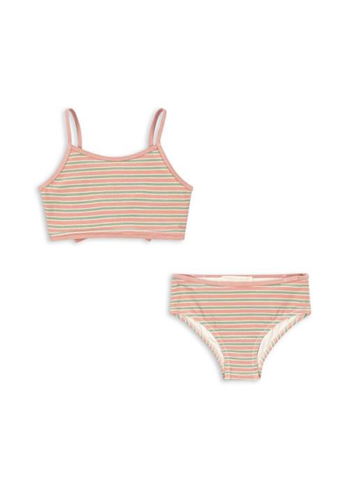 Konges Sløjd Bowwow Bikini Blush Stripe  Blush Stripe 2 Y  Lyserød  2 år  Piger