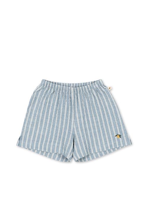 Konges Sløjd GOTS Elliot Shorts Trio Bleu Stripe  Trio Bleu Stripe 5-6 Y  Blå  5-6 år  Drenge