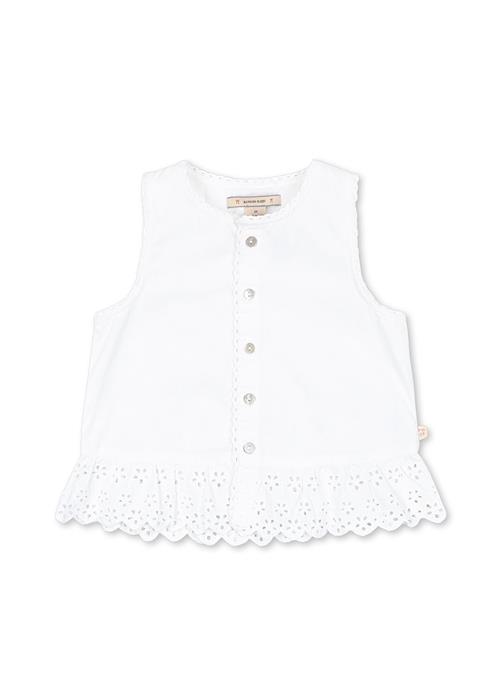 Konges Sløjd GOTS Evelina Til Toppen Bright White  Bright White 3 Y  Hvid  3 år  Piger