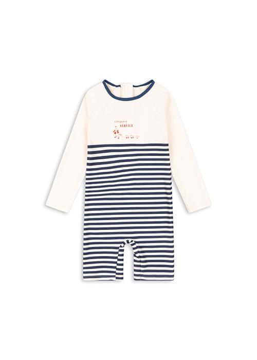 Konges Sløjd Aster Onesie Marin Stripe  Marin Stripe 18 months  Blå  18 måneder  Drenge