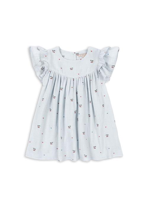 Konges Sløjd GOTS Coco Kjole Cherry Blue Coeur  Cherry Blue Coeur 18 months    18 måneder  Piger