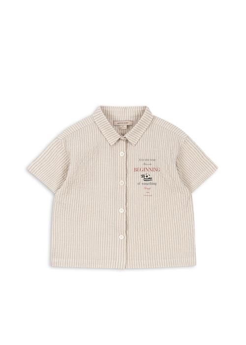 Konges Sløjd GOTS Elliot Skjorte Tradewinds Stripe  Tradewinds Stripe 3 Y    3 år  Drenge