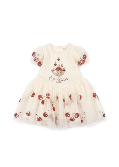Konges Sløjd Heartlily Kjole Mon Cheri Sequin  Mon Cheri Sequin 4 Y  Hvid  4 år  Piger