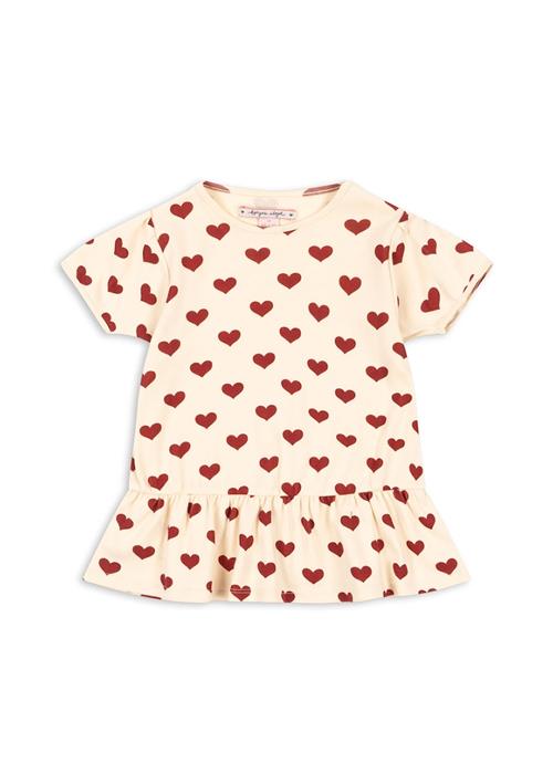 Konges Sløjd GOTS Basic Frill Top Amour Rouge  Amour Rouge 7-8 Y  Lyserød  7-8 år  Piger
