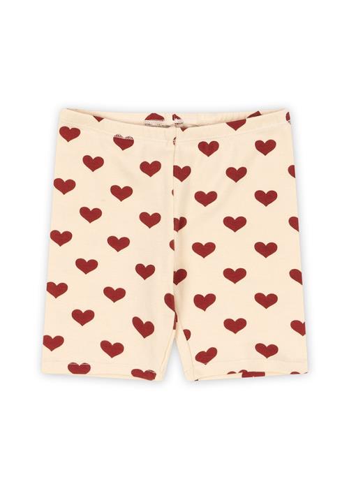 Konges Sløjd GOTS Basic Korte Leggings Amour Rouge  Amour Rouge 5-6 Y  Hvid  5-6 år  Piger