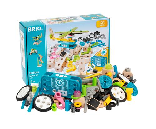 BRIO Byggemotor-sæt Multicolor  Multicolor One Size  Blå  One Size 3+ Years Drenge, Piger