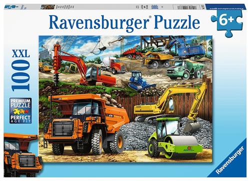 Ravensburger Bygge- Og Anlægskøretøjer Multicolor  Multicolor One Size  Gul  One Size 6 Y+ Drenge, Piger