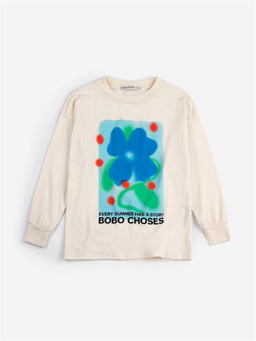 Bobo Choses Summer Story Langærmet T-shirt White  White 2-3 Y  Hvid  2-3 år  Drenge