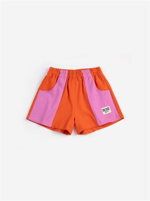 Bobo Choses Bobo Choses Color Block Shorts Orange  Orange 4-5 Y  Orange.  4-5 år  Drenge