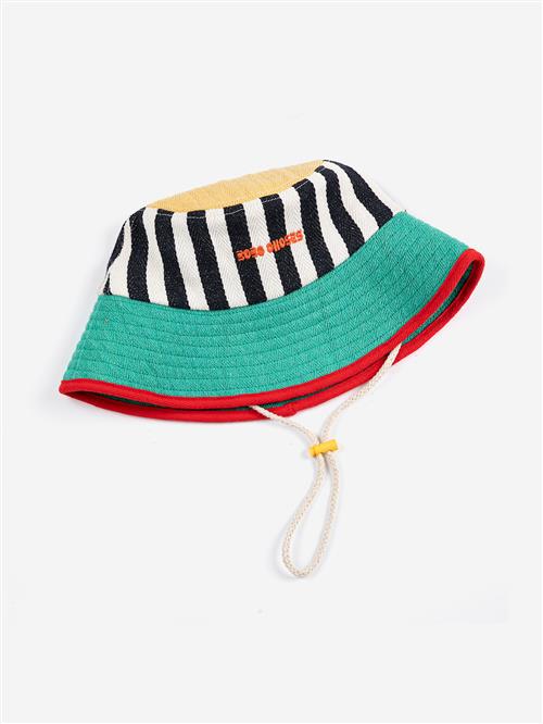 Bobo Choses Bobo Choses Bucket Hat Multicolor  Multicolor 52 cm  Grøn  52 cm  Drenge