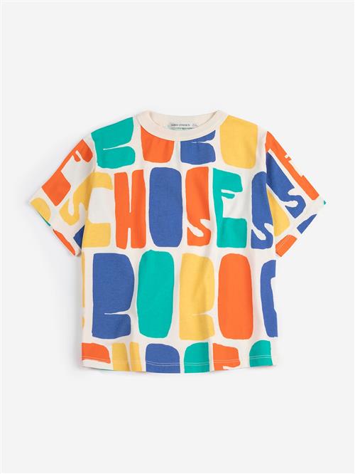 Bobo Choses Bobo Choses Color All Over T-shirt Offwhite  Offwhite 10-11 Y  Hvid  10-11 år  Drenge