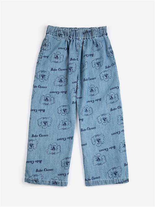 Bobo Choses Pickles The Dog All Over Denim-bukser Prussian Blue  Prussian Blue 6-7 Y  Blå  6-7 år  Drenge