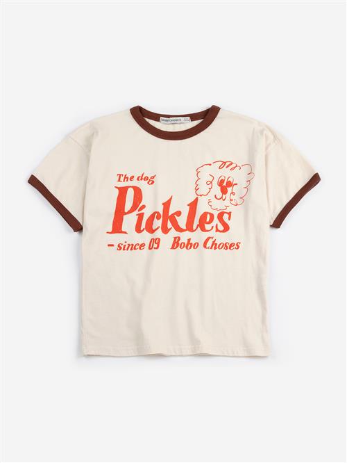 Bobo Choses Pickles The Dog T-shirt Offwhite  Offwhite 8-9 Y  Hvid  8-9 år  Drenge
