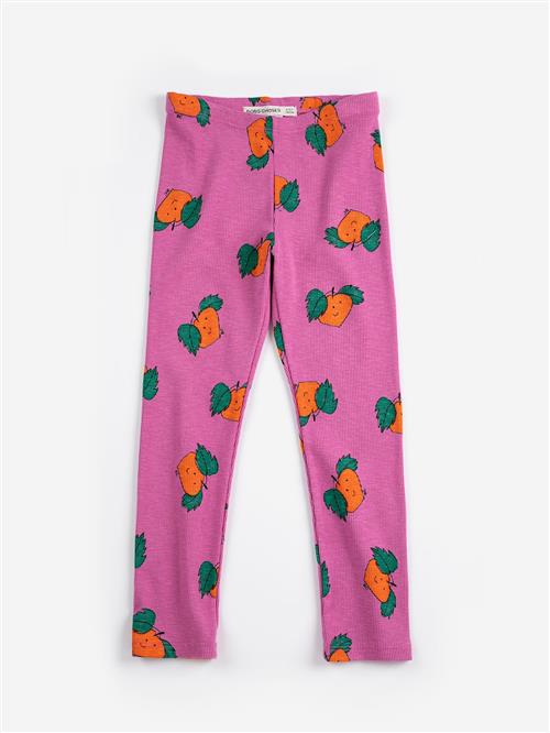 Bobo Choses Tangerine All Over Leggings Purple  Purple 8-9 Y  Lilla  8-9 år  Drenge