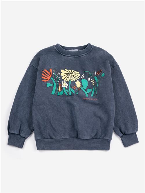 Bobo Choses Color Herbalist Sweatshirt Navy Blue  Navy Blue 2-3 Y  Marineblå  2-3 år  Drenge