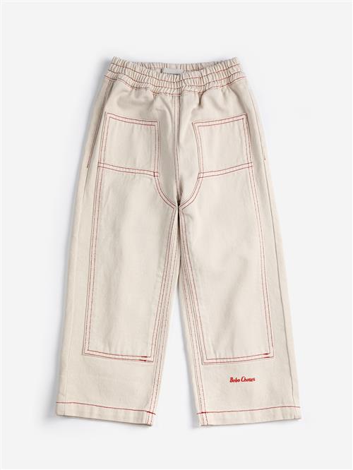 Bobo Choses Bobo Choses Twill-bukser Offwhite  Offwhite 2-3 Y  Hvid  2-3 år  Drenge