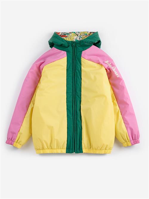 Bobo Choses Color Herbalist All Over Vendbar Letvægtsanorak Multicolor  Multicolor 4-5 Y  Gul  4-5 år  Drenge