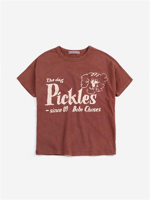 Bobo Choses Pickles The Dog T-shirt Brown  Brown 2-3 Y  Brun  2-3 år  Drenge
