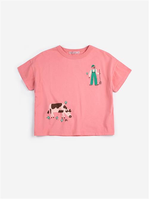 Bobo Choses Farm Adventure T-shirt Pink  Pink 2-3 Y  Lyserød  2-3 år  Piger