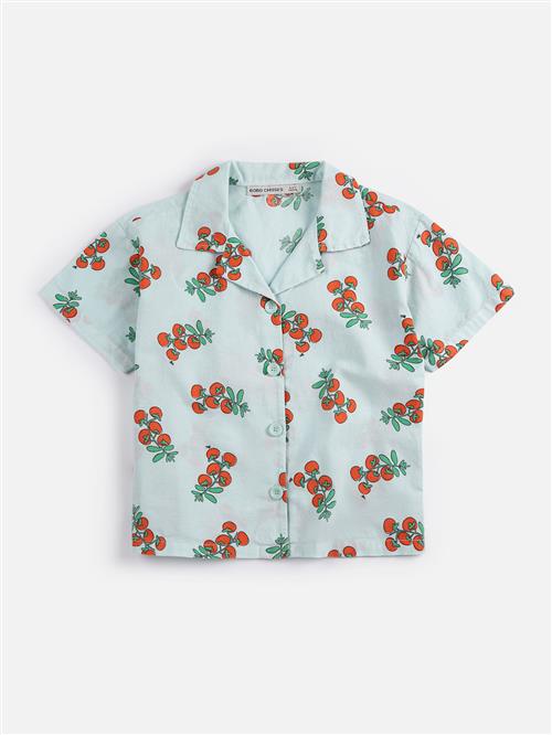 Bobo Choses Juicy Tomatoes All Over Skjorte Light Blue  Light Blue 4-5 Y  Blå  4-5 år  Drenge