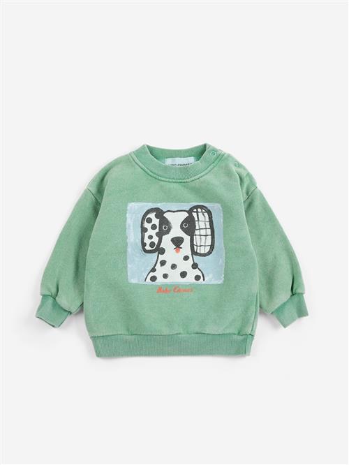 Bobo Choses Van Dog Sweatshirt Green  Green 18 months  Grøn  18 måneder  Drenge, Piger