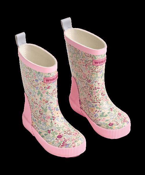 Wheat Welly Gummistøvler Cool Sky Flowers  Cool Sky Flowers 30 EU  Lyserød  30 EU  Piger