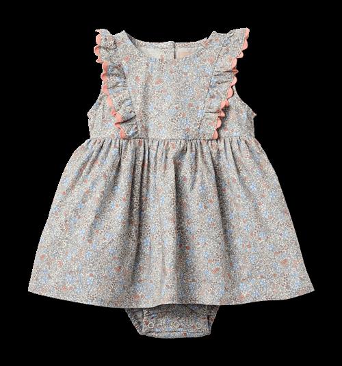 Wheat Dress Suit Sofia Air Blue Flowers Air Blue Flowers 80 cm  Blå  80 cm  Piger