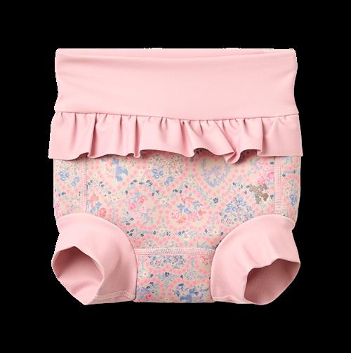 Wheat Neoprene Swim Pants Rita Pink Heart Flowers Pink Heart Flowers 3-6 months  Lyserød  3-6 måneder  Piger