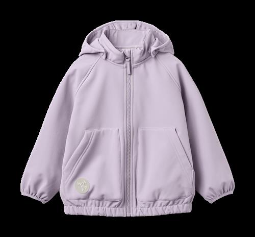 Wheat Softshell Jacket Alleo Warm Cosmic Lilac Warm Cosmic Lilac 128 cm  Lilla  128 cm  Drenge, Piger