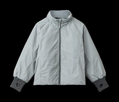 Wheat Lightweight Puffer Jacket Sollo Blue Check Blue Check 116 cm  Blå  116 cm  Drenge