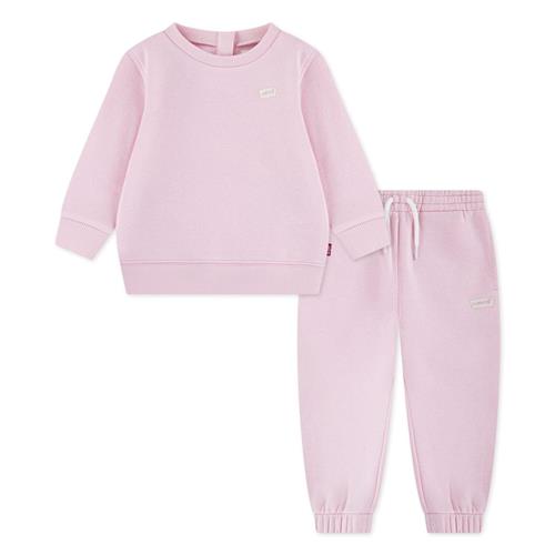 Levi's Hoodie & Joggers Sæt Crystal Rose  Crystal Rose 24 months  Lyserød  24 måneder  Piger