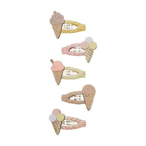 Mimi & Lula Mini Ice Cream Peaches And Cream 5 Hårklemmer Multi  Multi-3-8  years  Lyserød  3-8 år  Piger