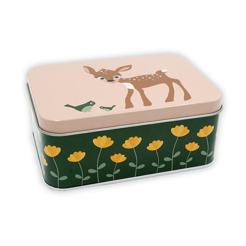 Blafre Madkasse Af Tin Deer And Rabbit  Pink/green-Onesize  Lyserød  One Size  Drenge, Piger