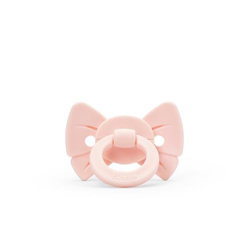 Elodie Binky Bow Sut I Silikone Til Nyfødte 0-6M Misty Pink  Misty Pink-OS  Lyserød  One Size  Piger